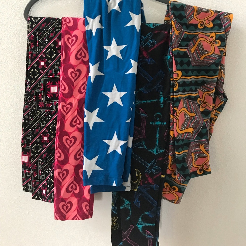 OS LLR leggings.  Never worn.  All 5 pairs